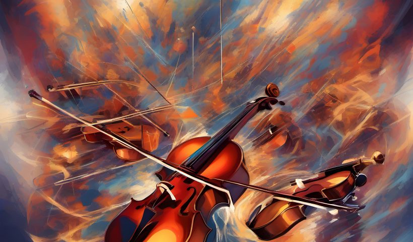 Harmonie dans le Chaos : La Symphonie Enflammée du Violon